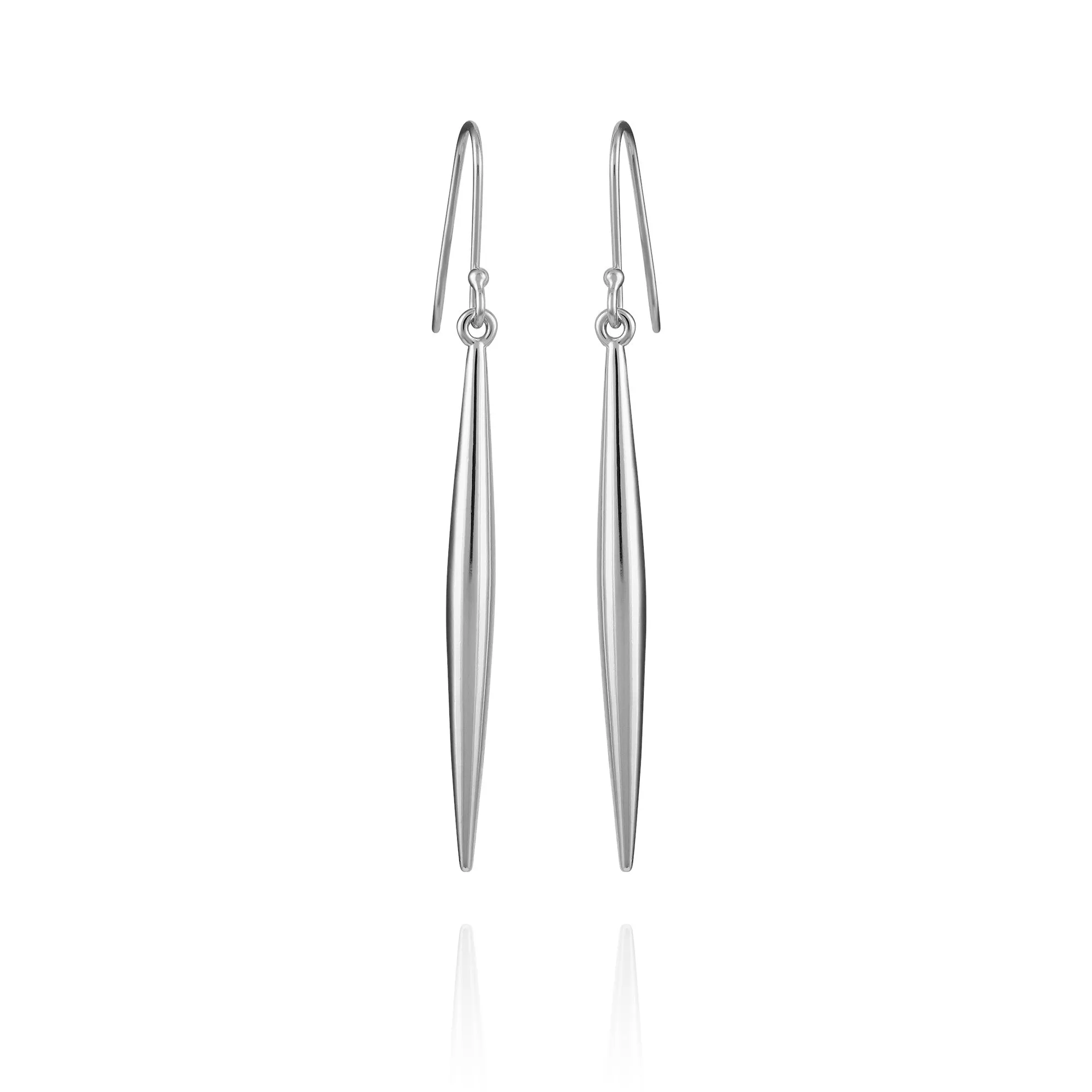 Linear Spear Drop Earrings