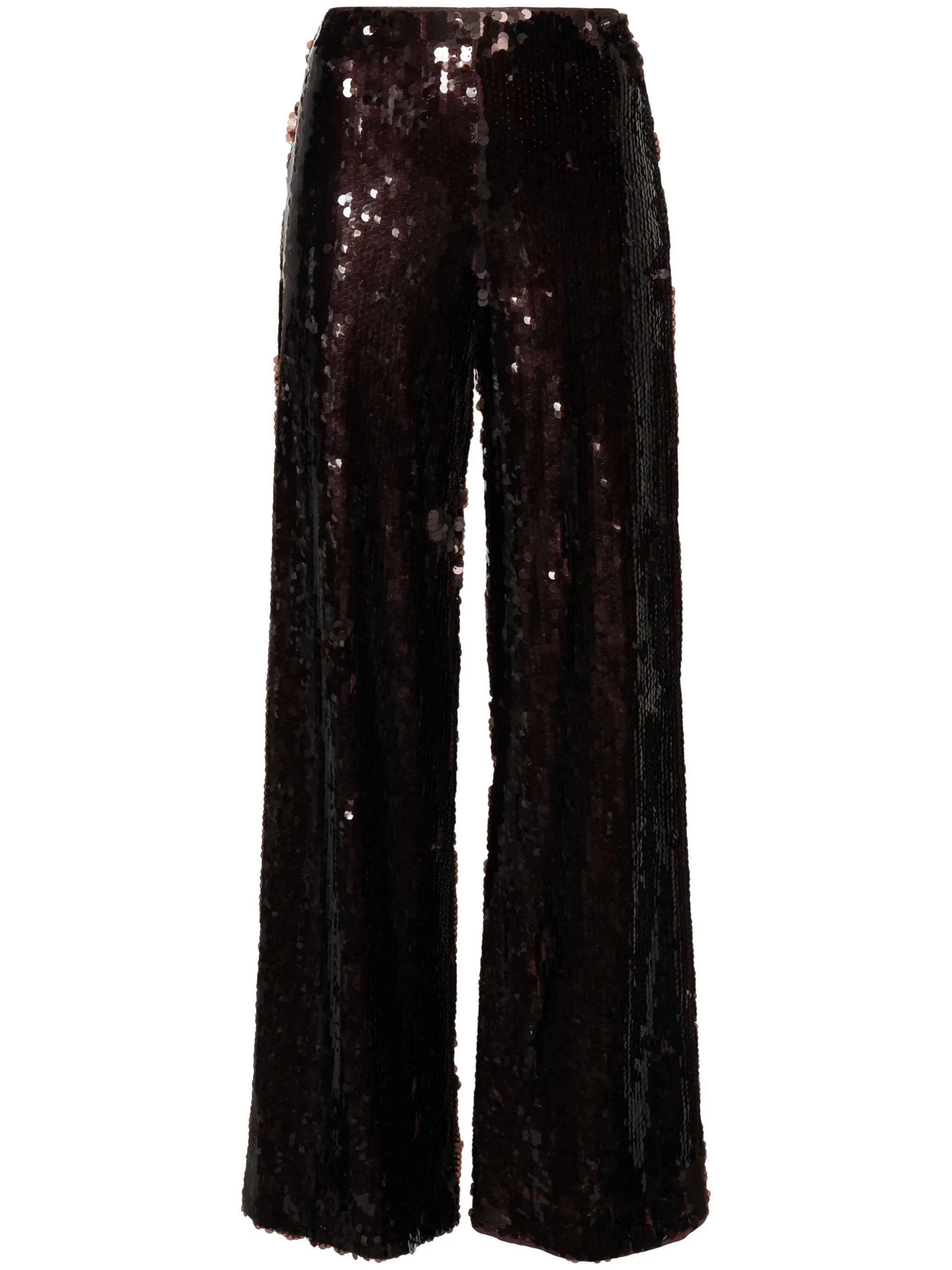 LUKE HIGH-WAISTED WIDE LEG TROUSERS