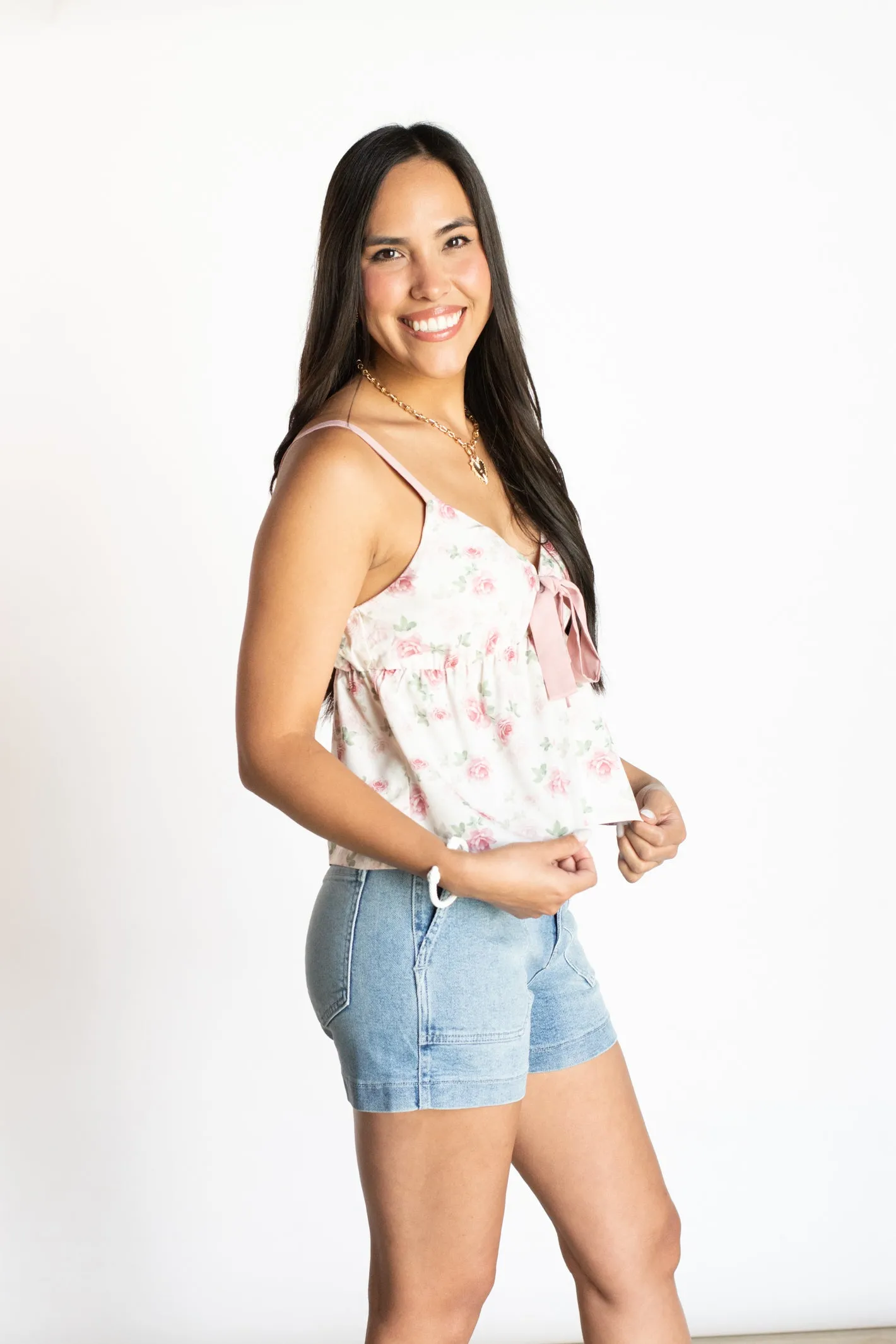 Make You Blush Floral Top