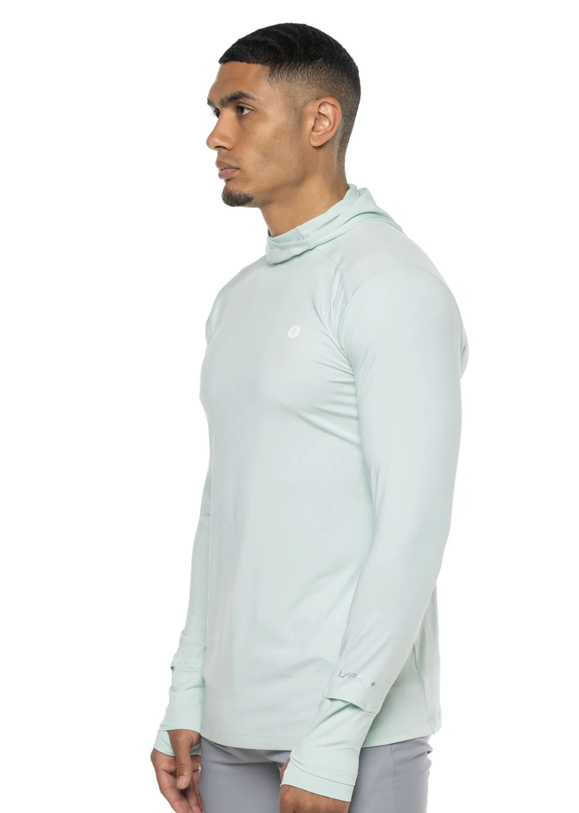 Men's Agility Performance Hoodie | Misty Aqua