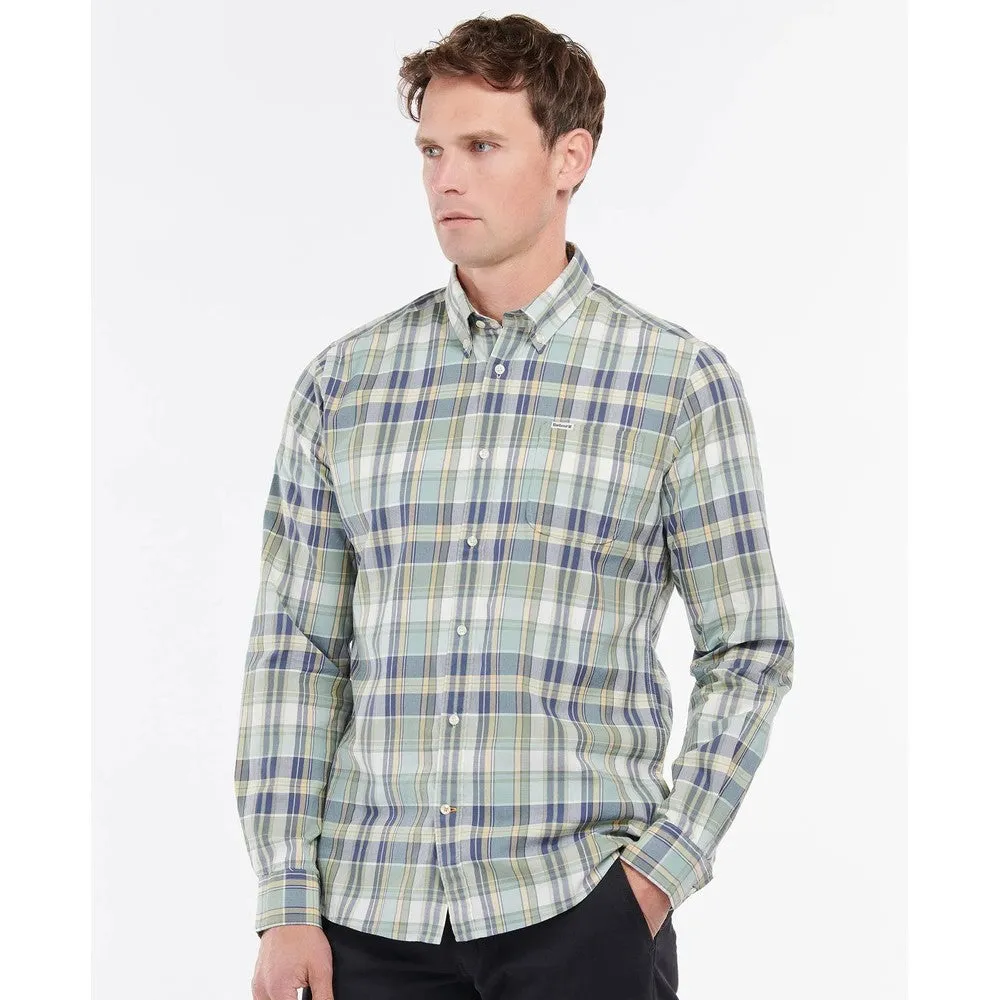 Men's Barbour | Elmwood Tailored Shirt | Mint