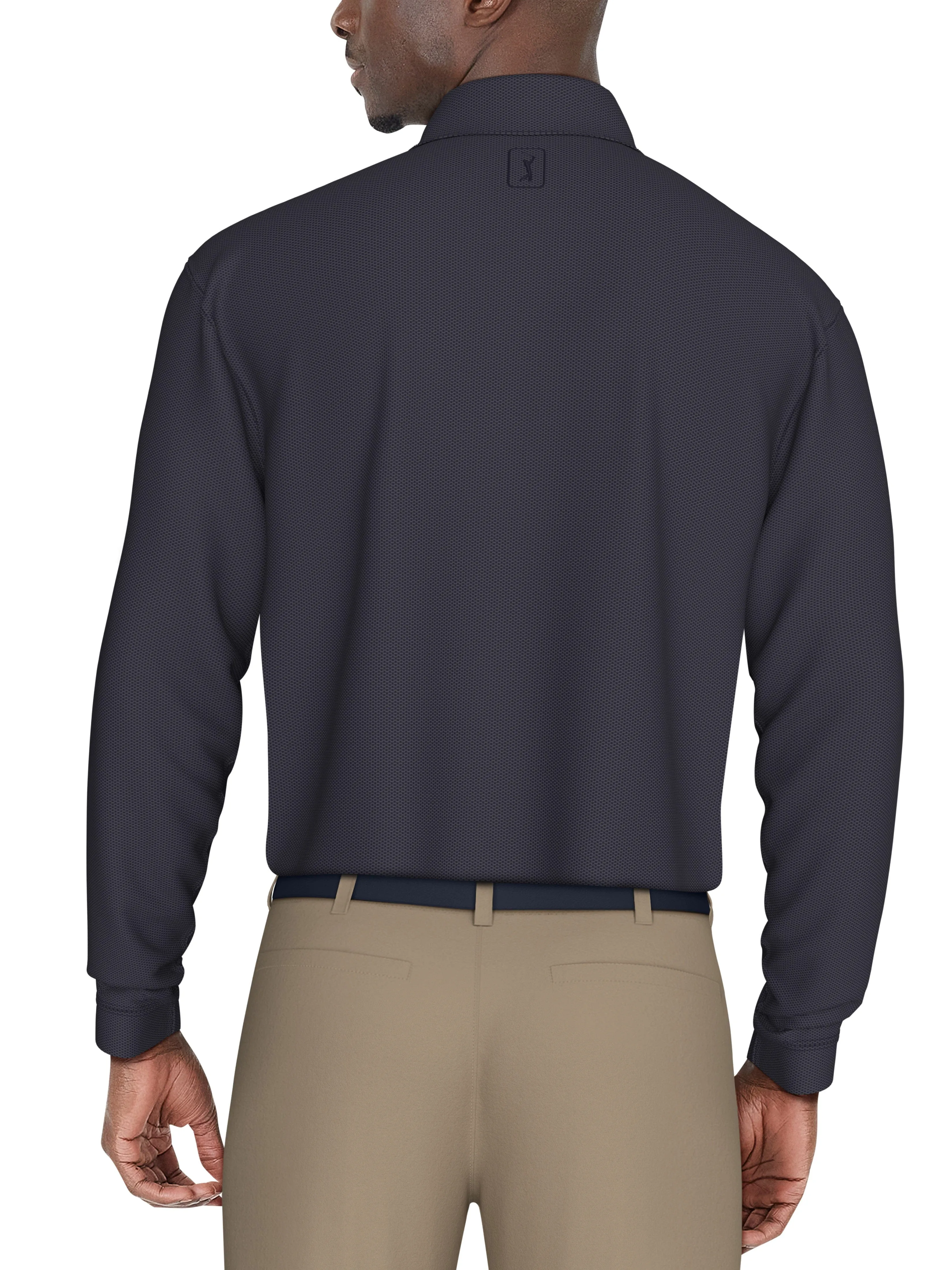 Men's Jacquard Golf Polo