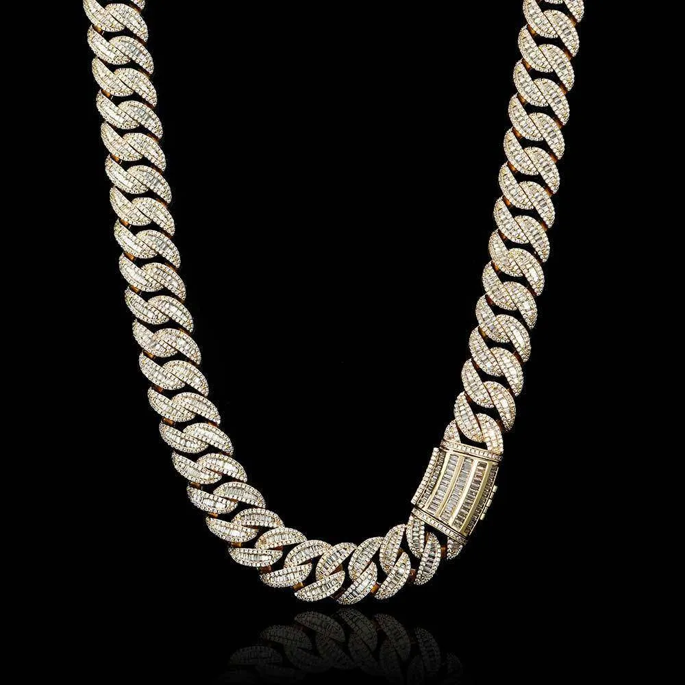 Miami Buckle Cuban Chain Real Gold Plating Bracelet