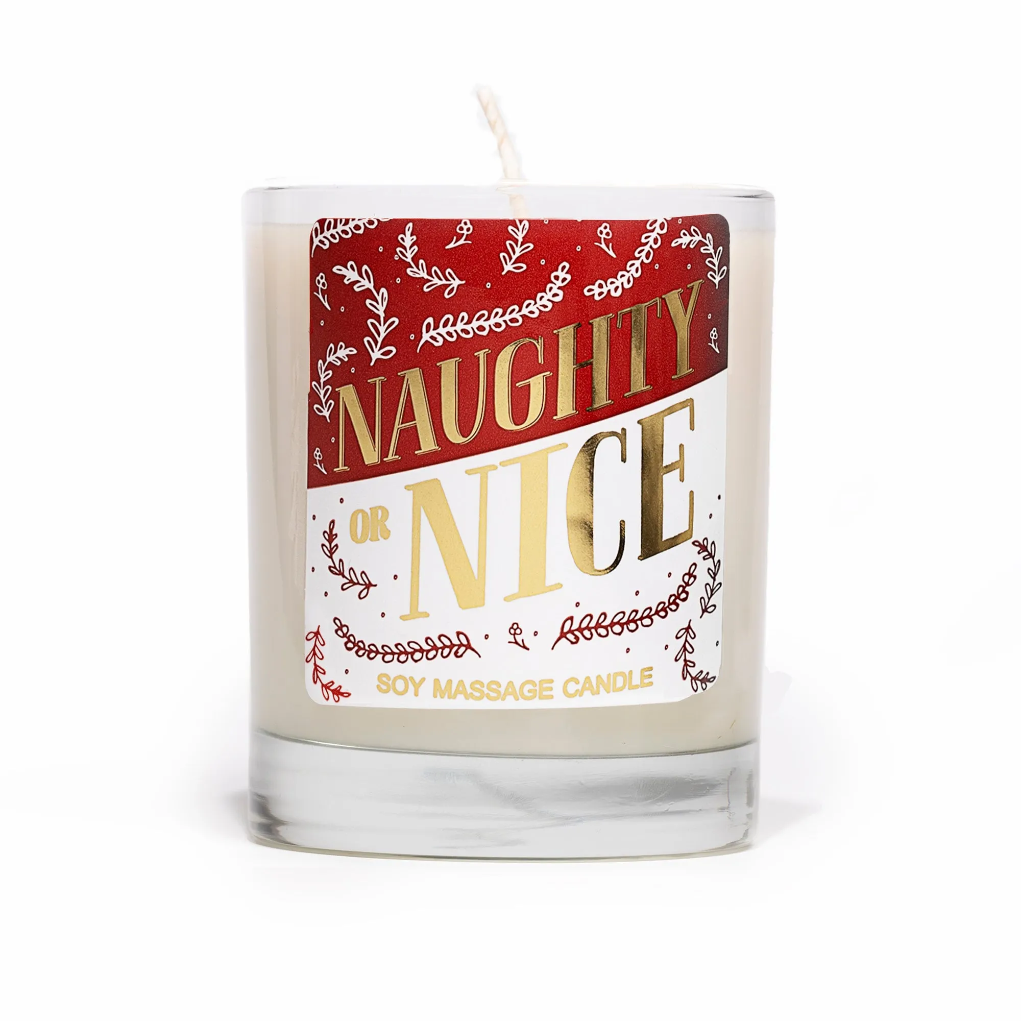 Naughty or Nice Soy Massage Candle