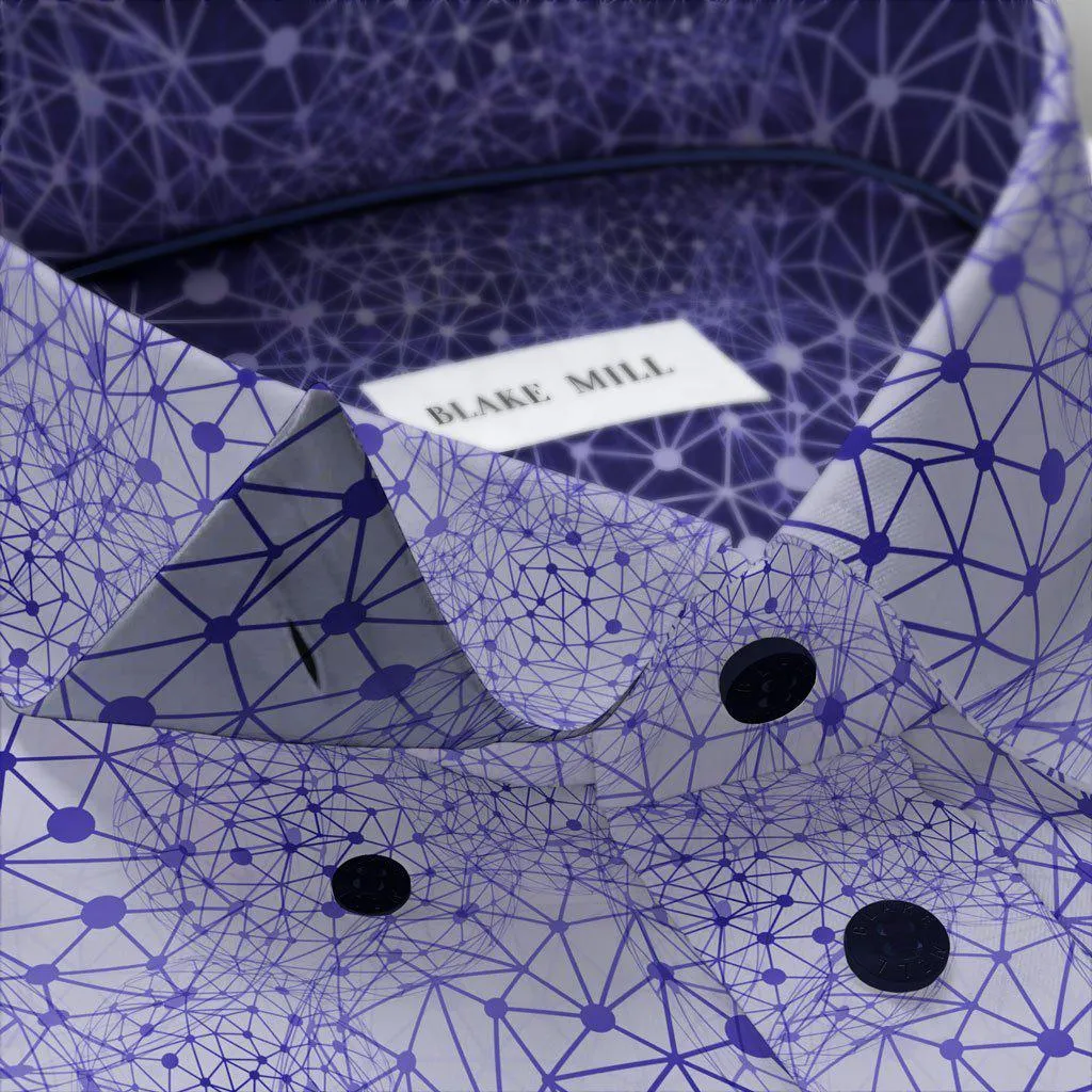 Neural Pathways Hidden Button Shirt