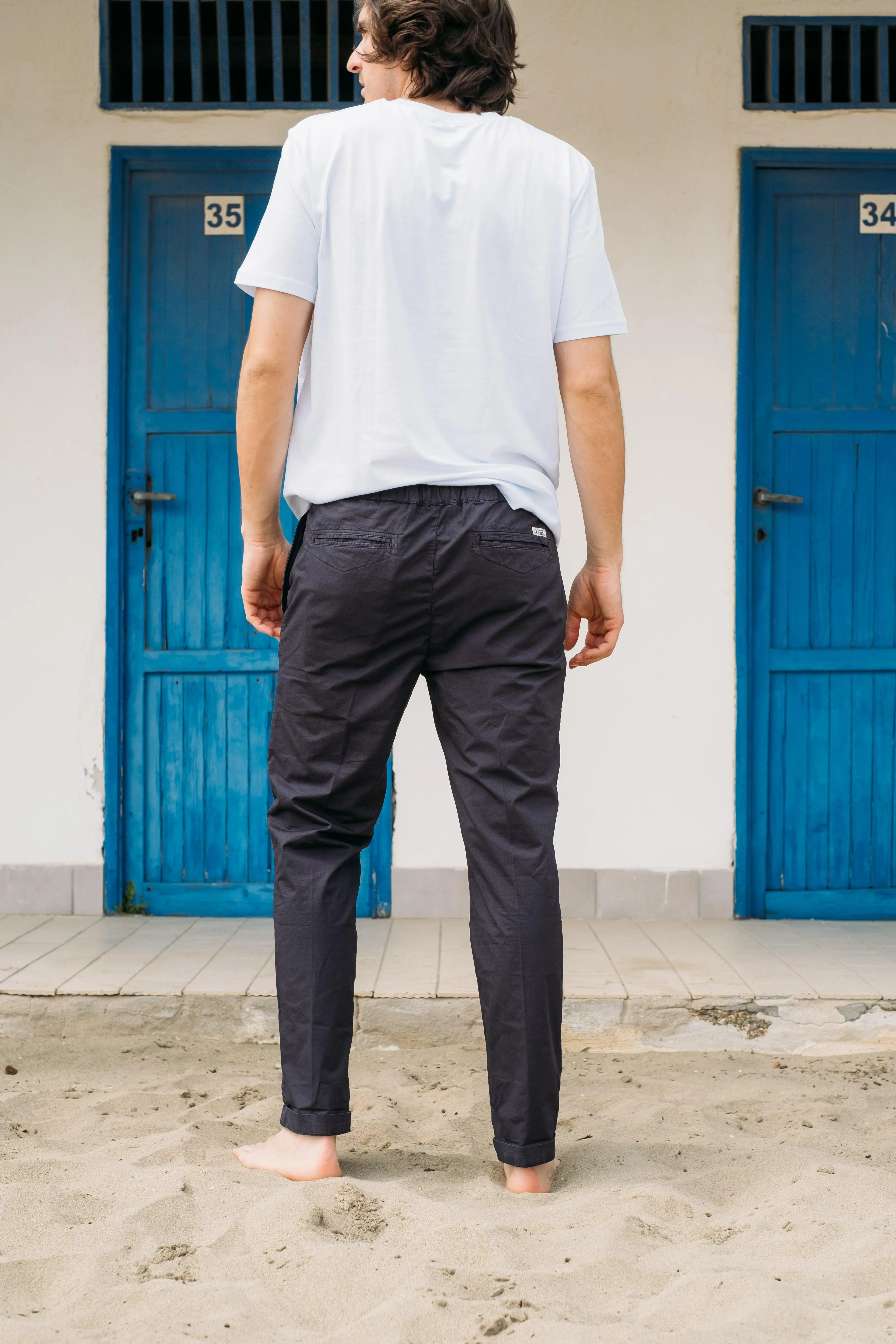 Pantaloni Lewis Navy Blue