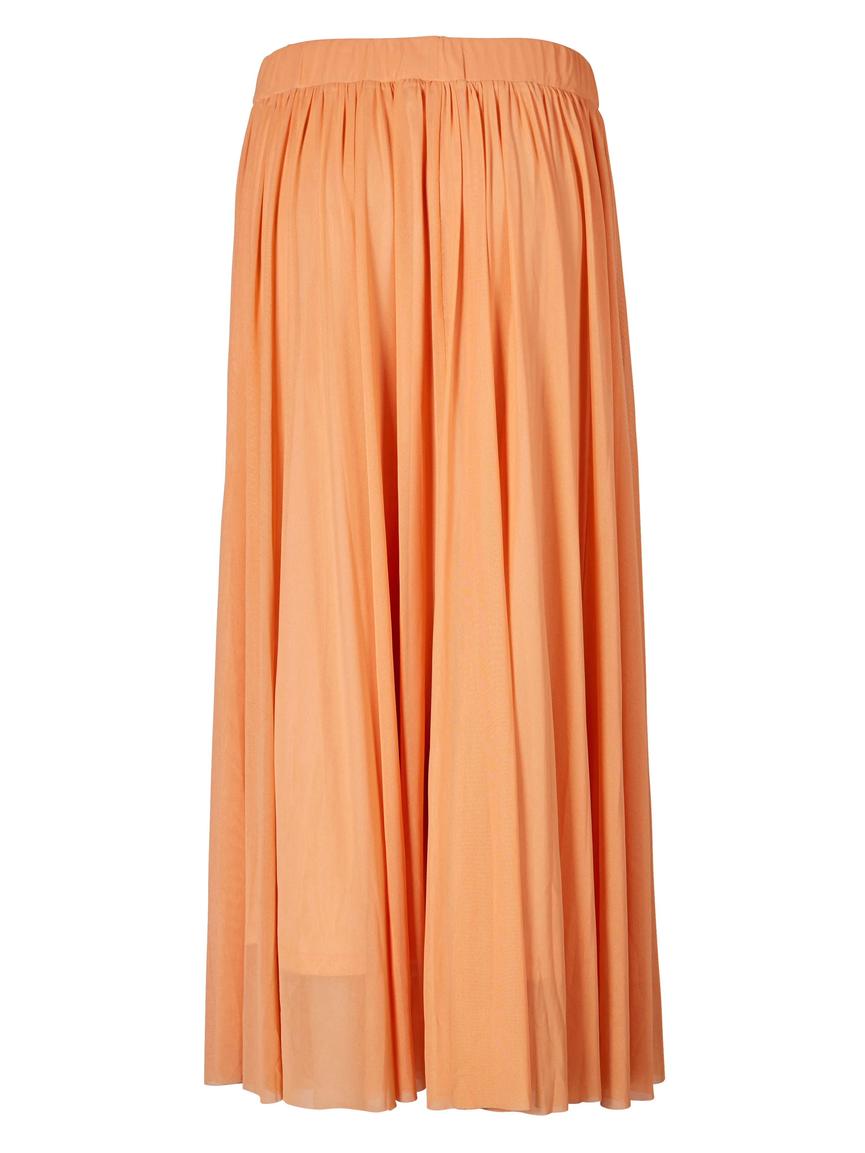 PUTTE pleated skirt - hot orange