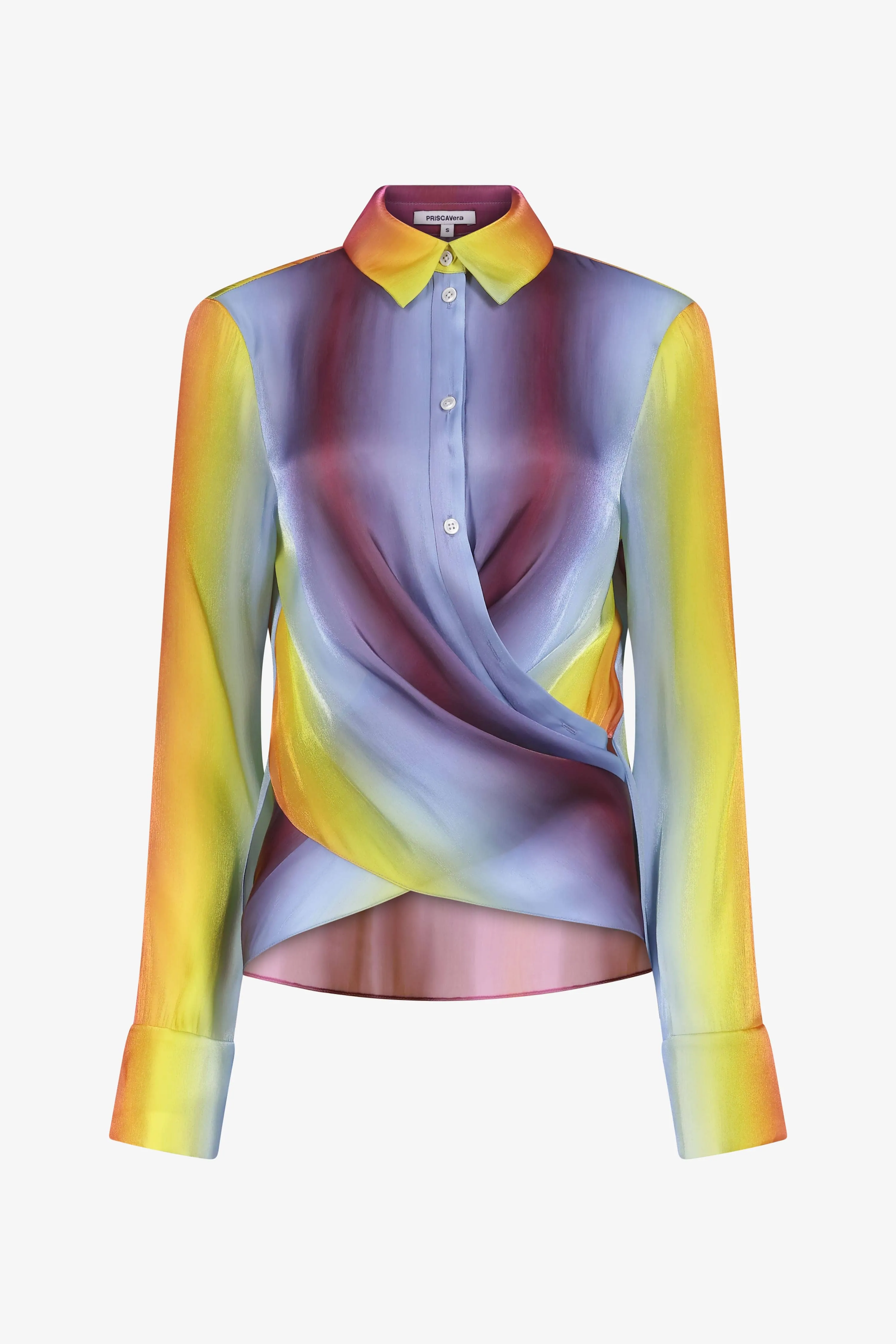 Rainbow Wrap Around Button Down