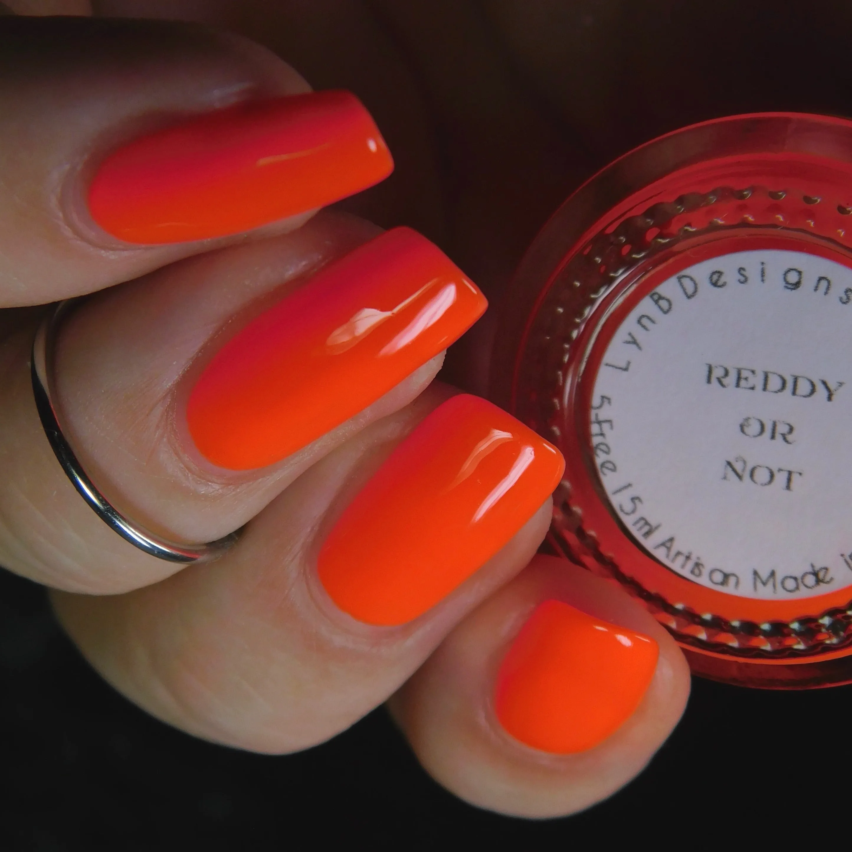 Reddy or Not from the “Tonally Awesome" Nail Polish Collection 15ml 5-Free