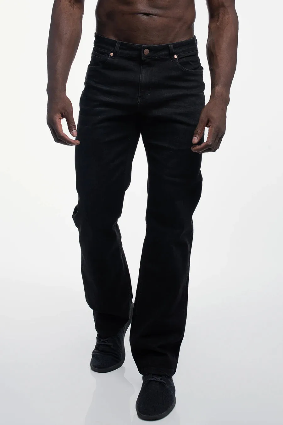 Relaxed Athletic Fit Jeans