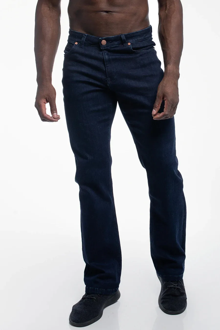 Relaxed Athletic Fit Jeans