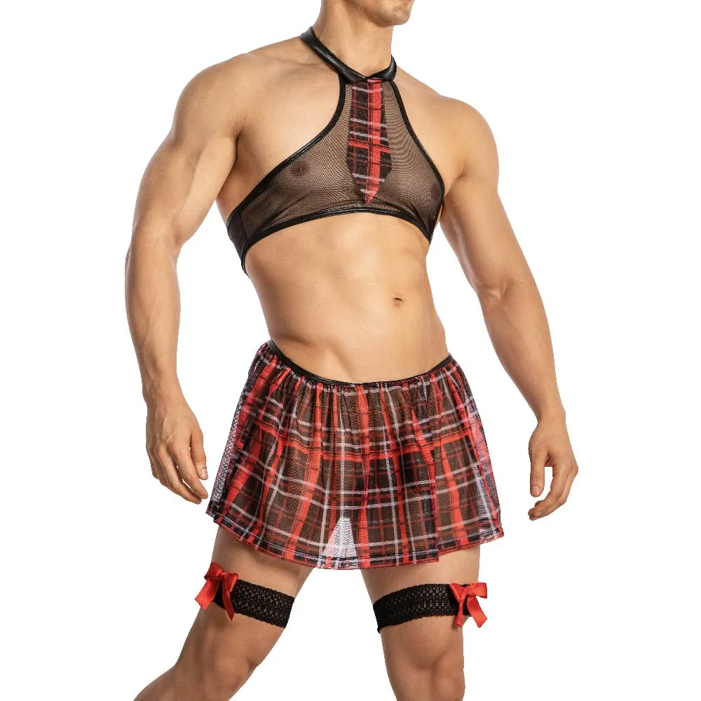 Secret Male Sexy School Girl Costume for Men SMT002