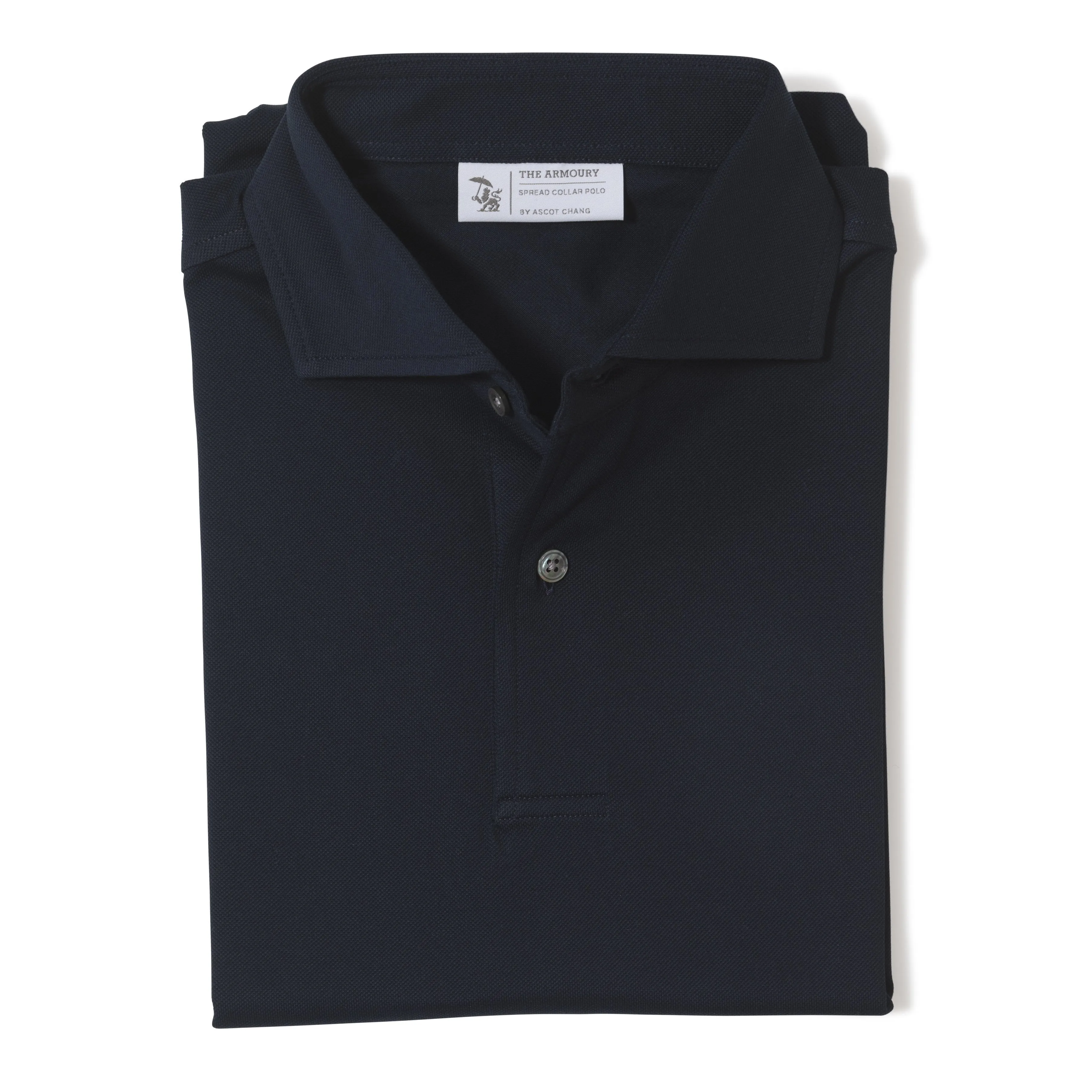 Short Sleeve Spread Collar Polo