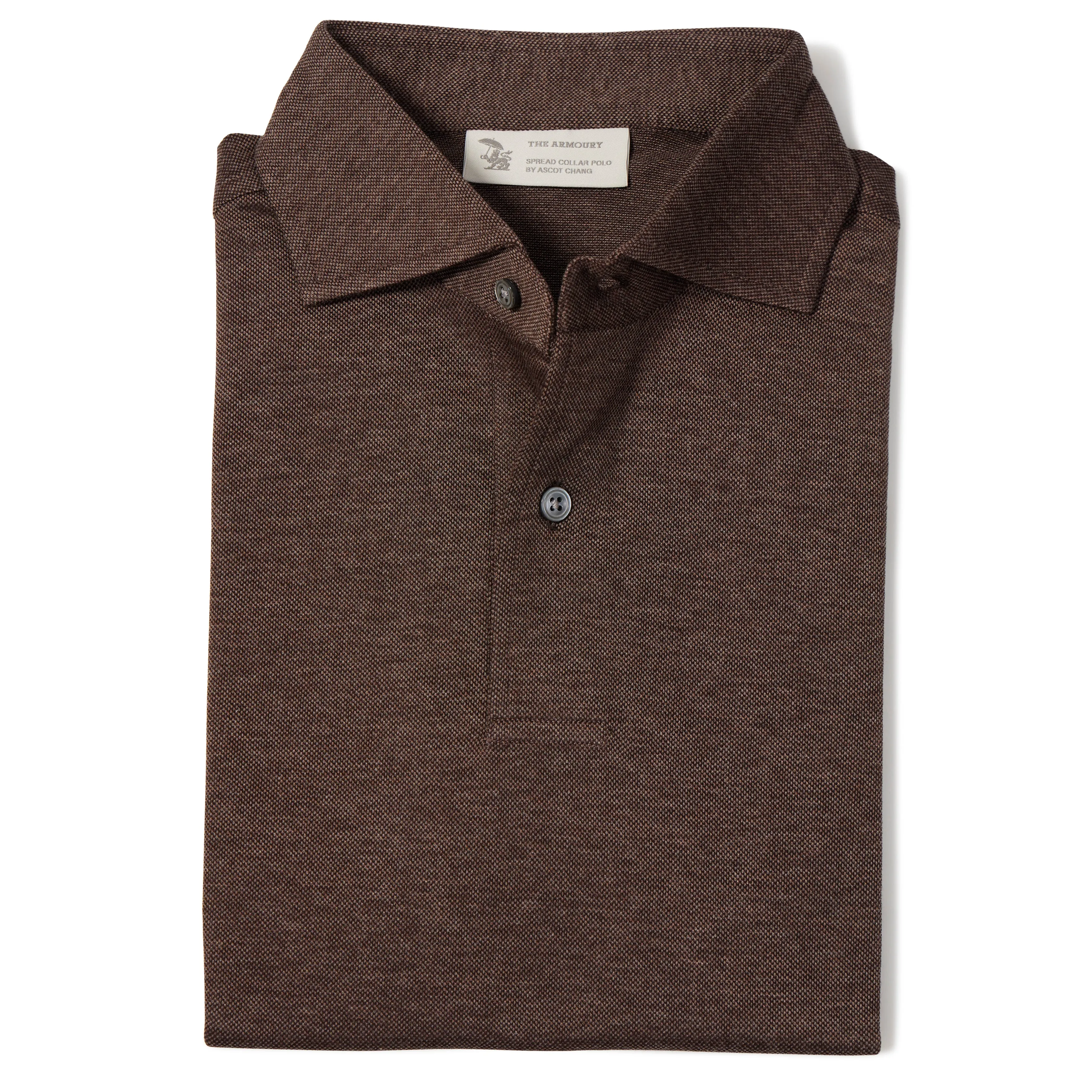 Short Sleeve Spread Collar Polo