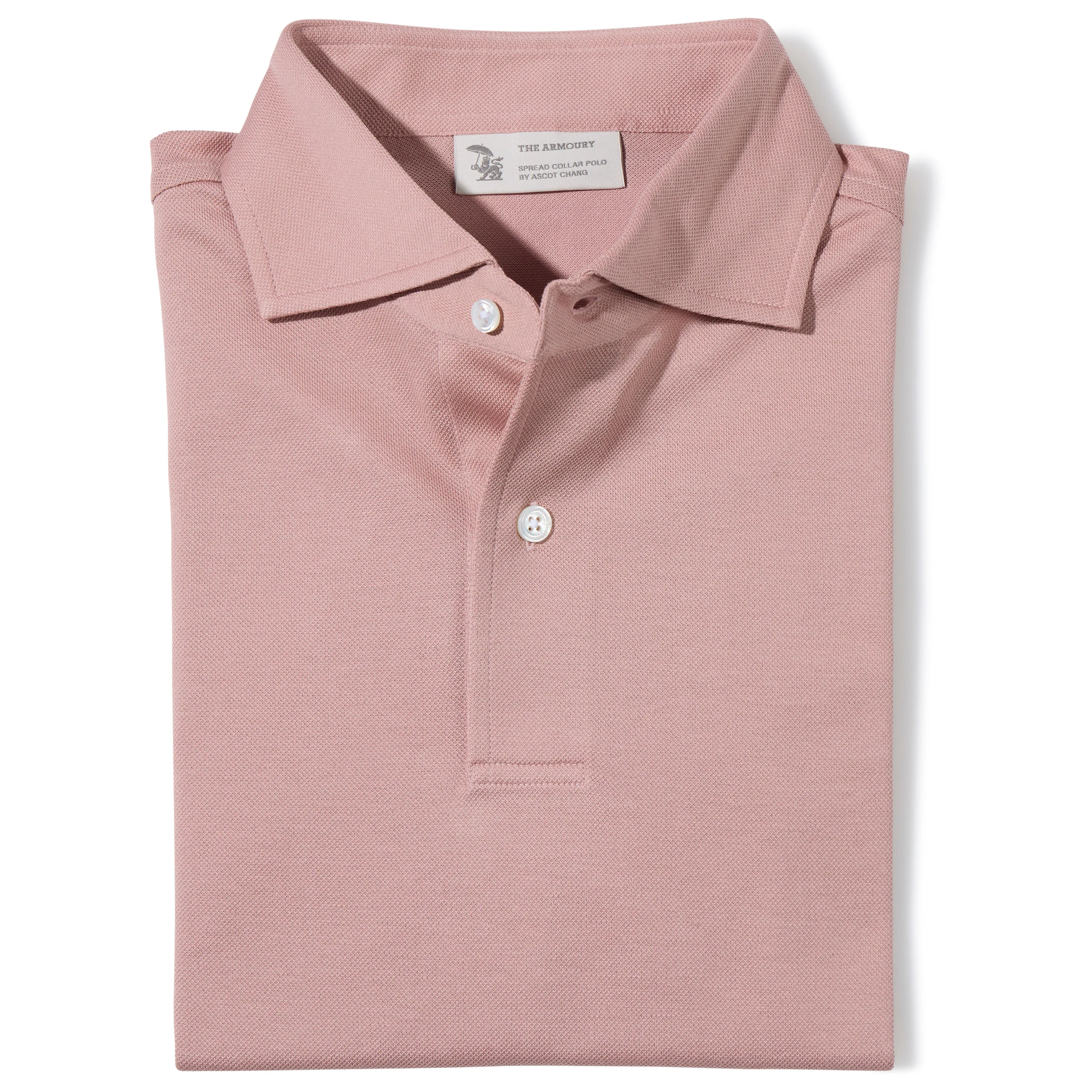 Short Sleeve Spread Collar Polo