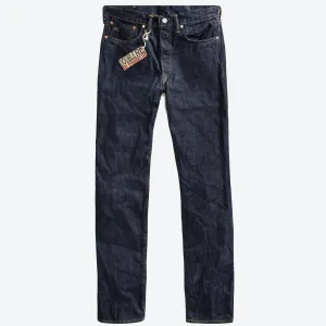 Once-Washed Straight Fit Selvedge Jeans