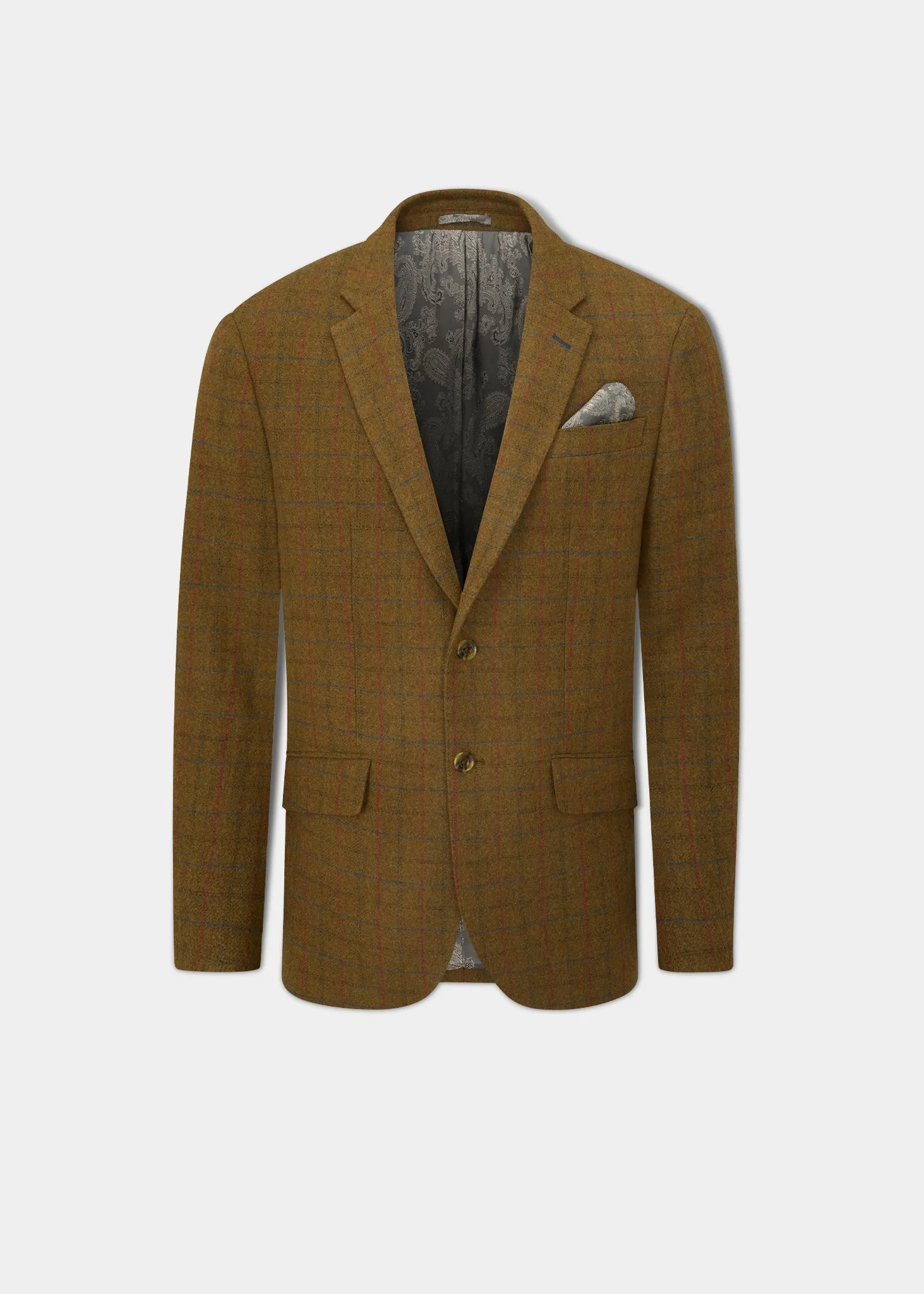 Regular Fit Moor Surrey Tweed Lined Blazer with Optimal Title