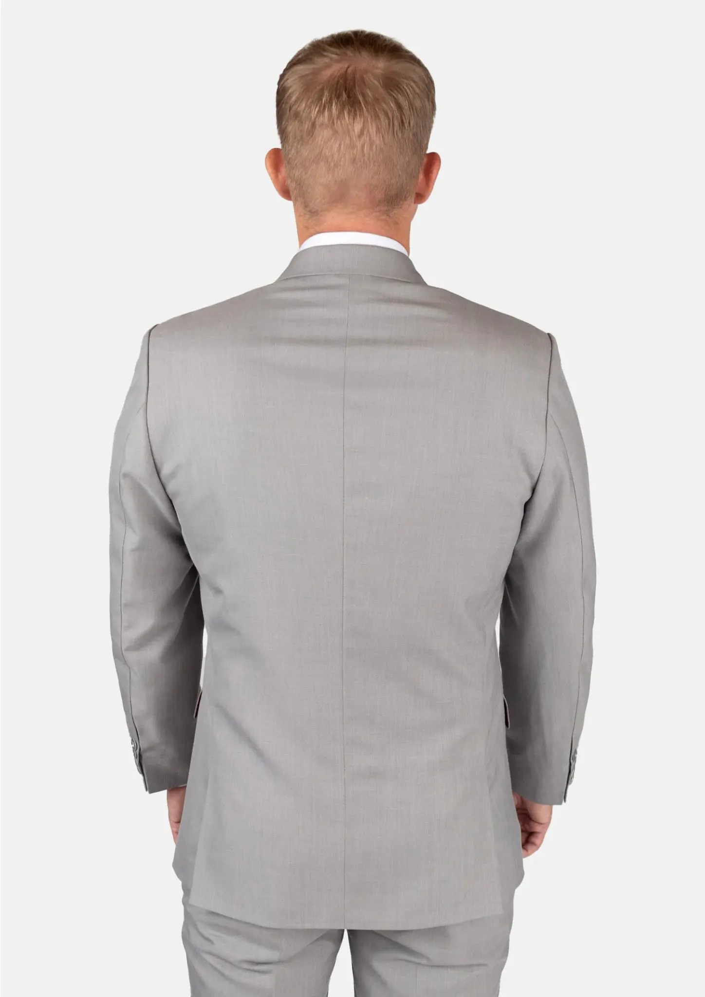 Thompson Harbor Grey Sharkskin Suit