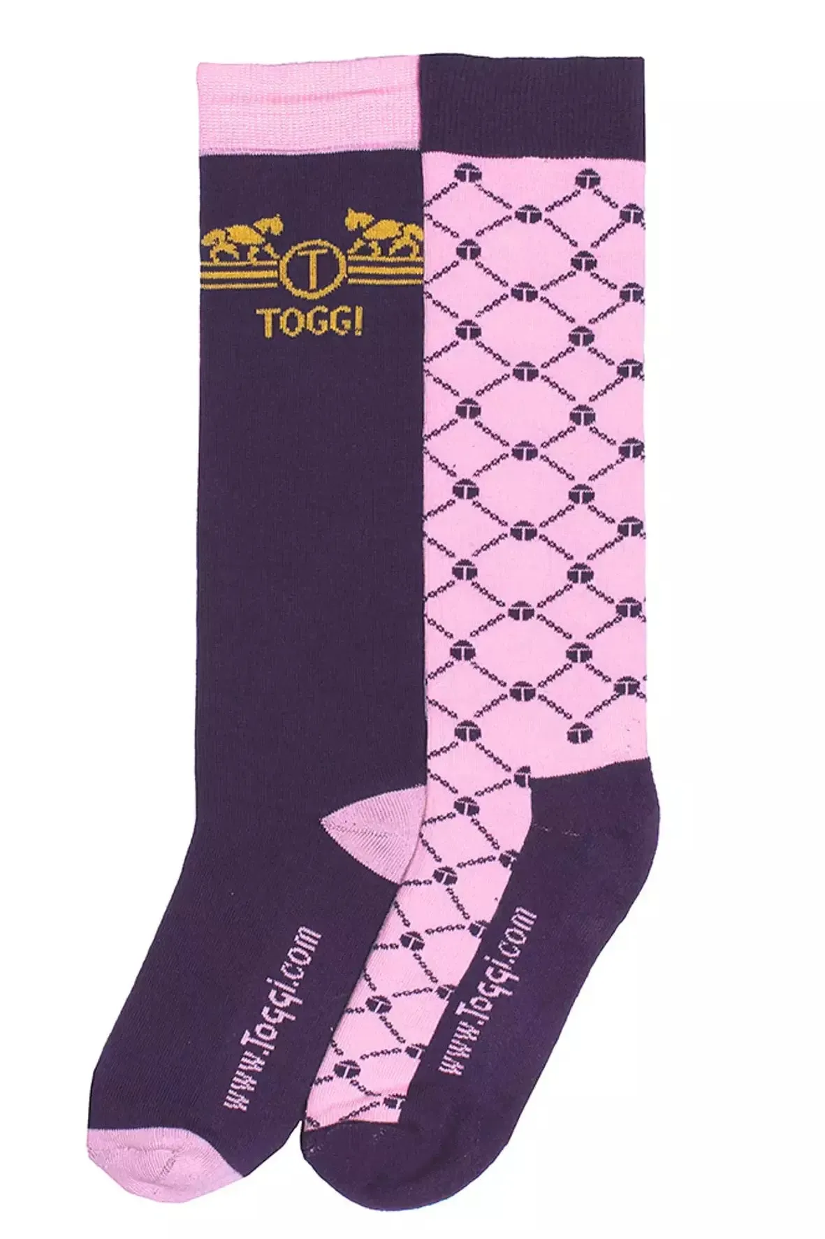 Toggi Bamboo womens Frankie socks 2 pairs size 4-8 Blackberry print SO/JPC/23-24/01515