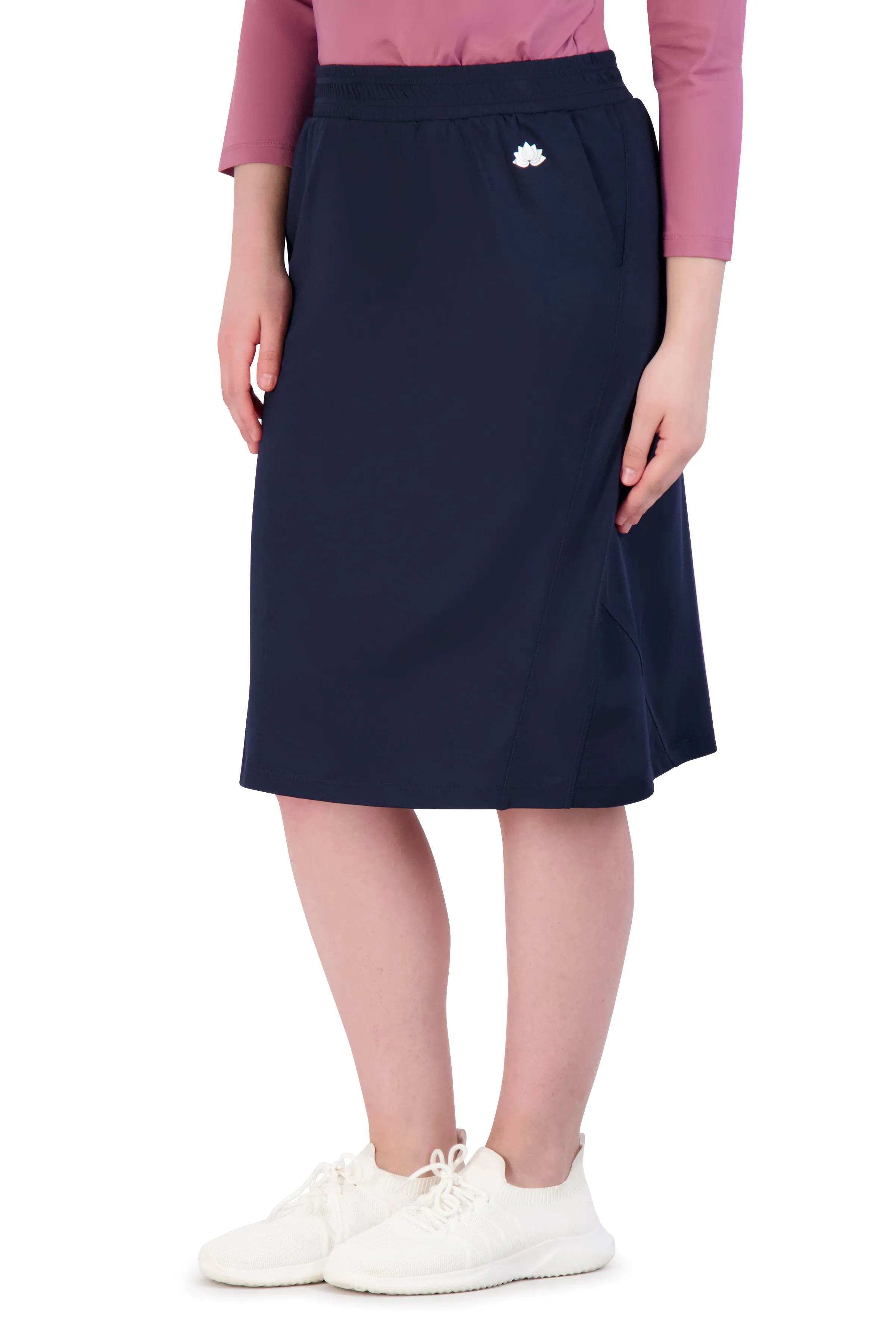 Travel Skirt 26"-Navy Blazer