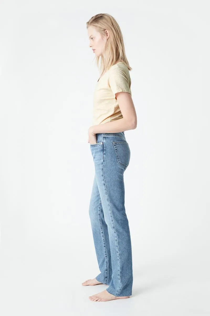 Veronica Jeans - Light Indigo Organic Blue