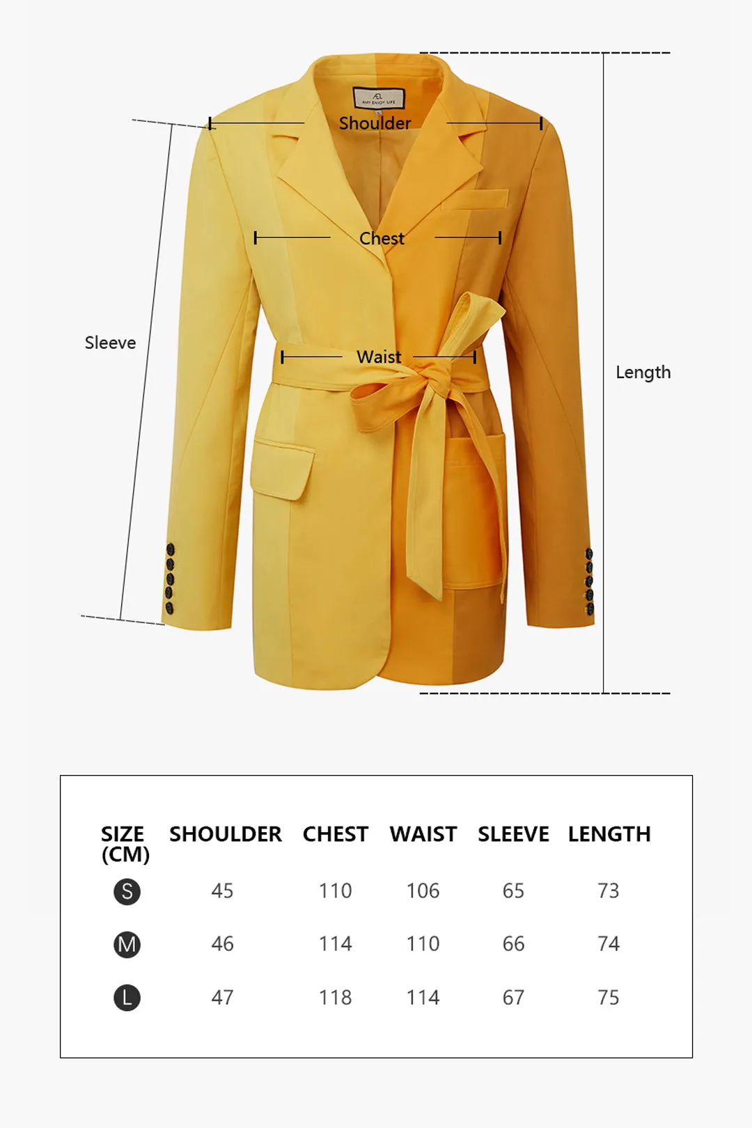 Waist suit jacket | Yellow suit jacket | Street style suit jacket