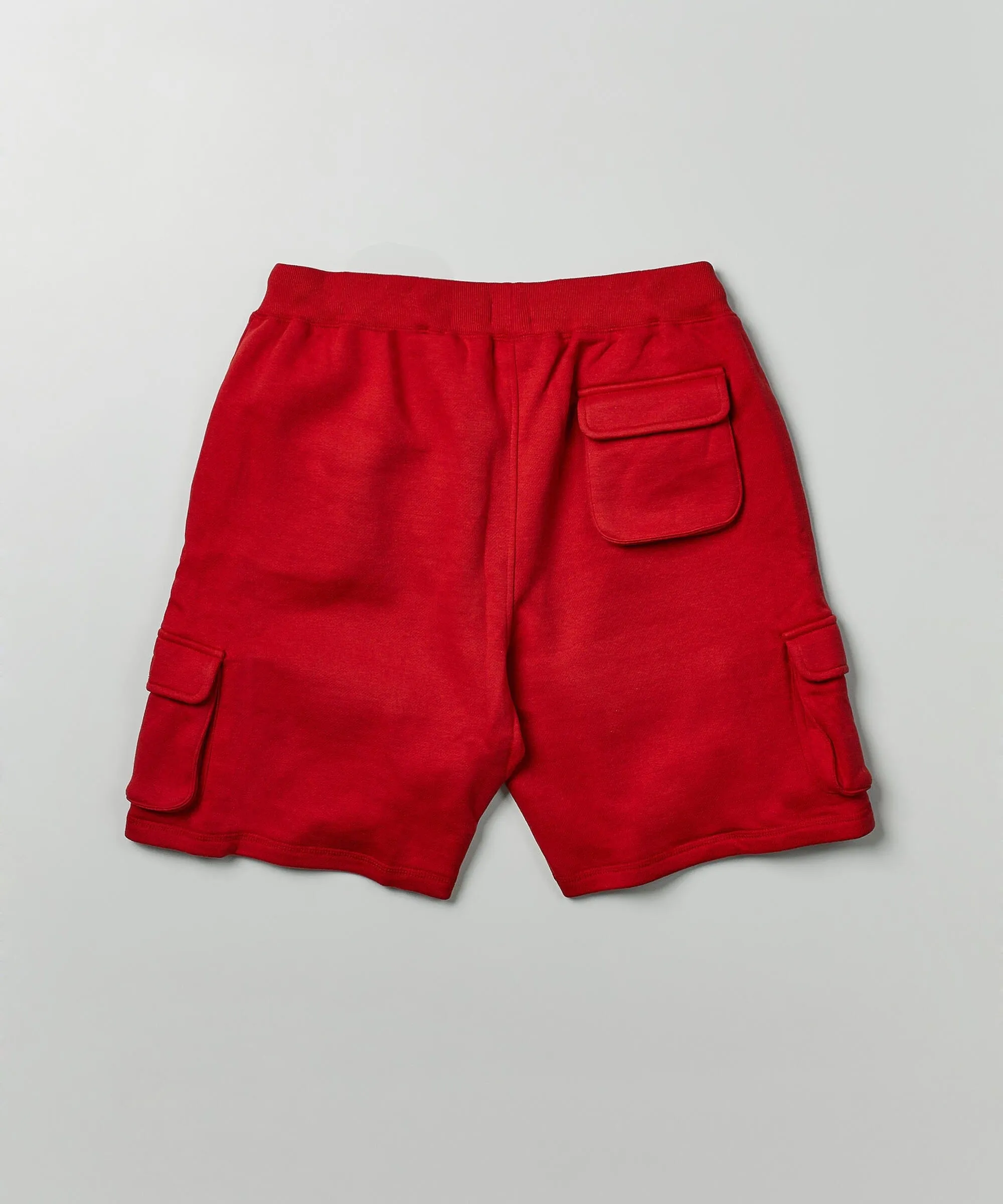 Whitecloud Cargo Fleece Shorts - Red