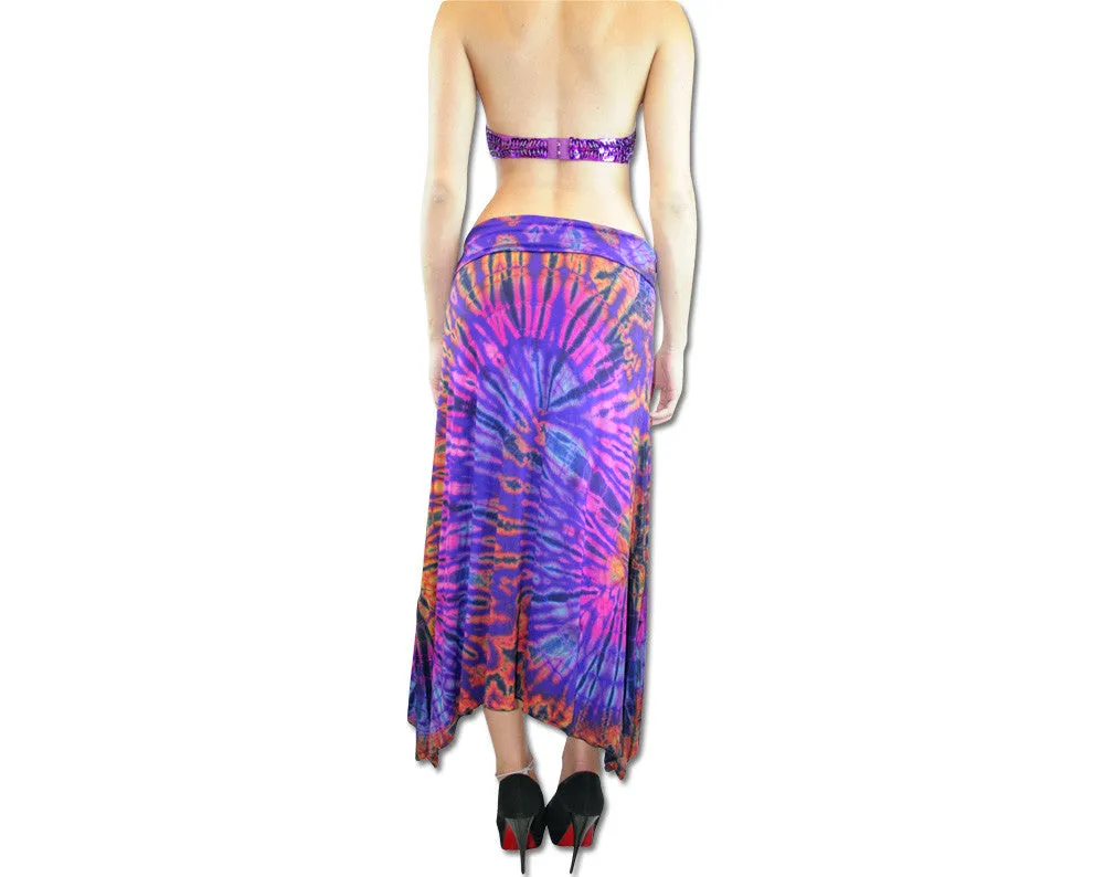 Wholesale Tie Dye Tube Skirt