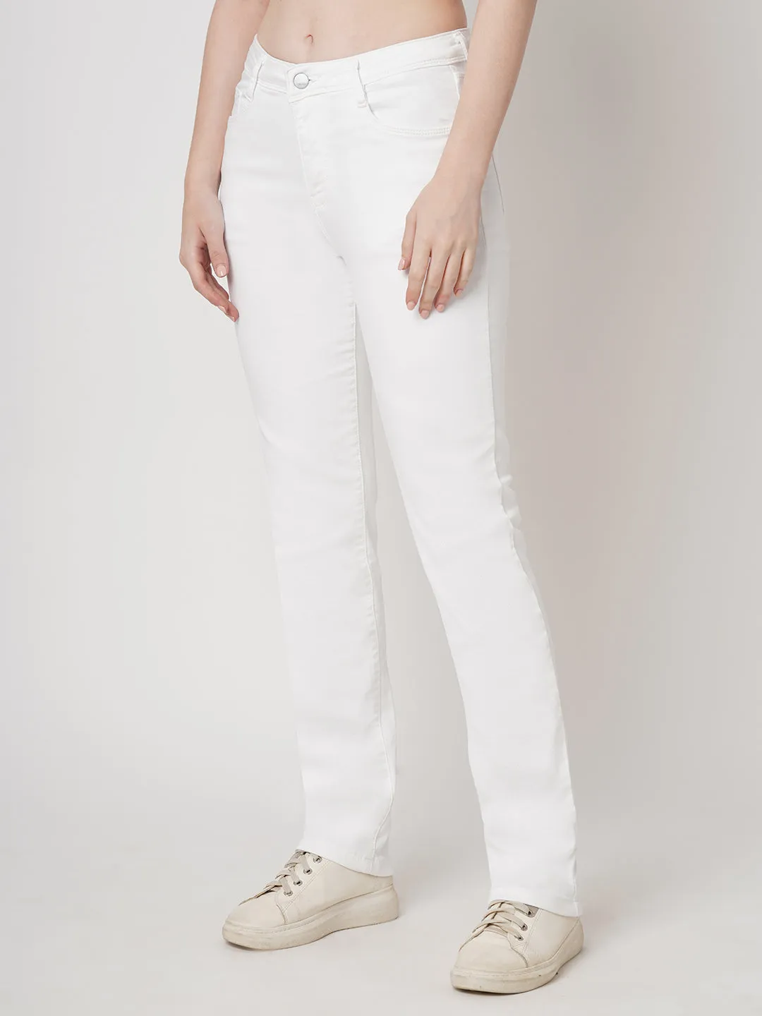 Women High Rise SNUG STRAIGHT Jeans