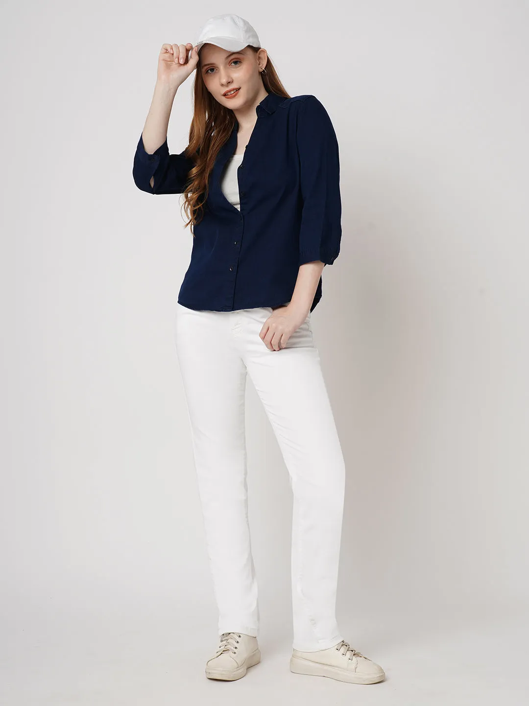 Women High Rise SNUG STRAIGHT Jeans